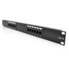 Патч-панель 19" 12хRJ-45 UTP 1U cat.5e PiPo (PP125191U)