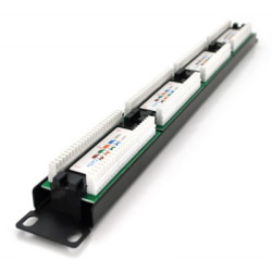 Патч-панель 19" 24xRJ-45 UTP cat. 5е, 1U PiPo (PP245191U)