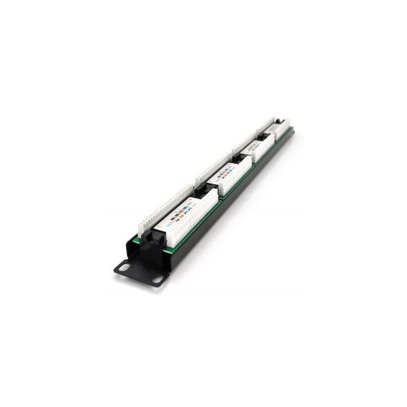 Патч-панель 19" 24xRJ-45 UTP cat. 5е, 1U PiPo (PP245191U)