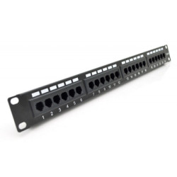 Патч-панель 19" 24xRJ-45 UTP cat. 5е, 1U PiPo (PP245191U)
