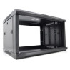 Шафа настінна Merlion 6U 19" 600*600*367 (Ш*Г*В)мм, black (Ml3-6606 / 23525)