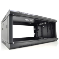 Шафа настінна Merlion 4U 19" 600*450*279 (Ш*Г*В)мм, black (Ml3-6404 / 23523)