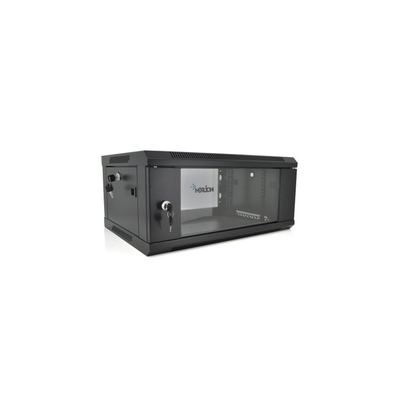 Шафа настінна Merlion 4U 19" 600*600*279 (Ш*Г*В)мм, black (Ml3-6604 / 23524)