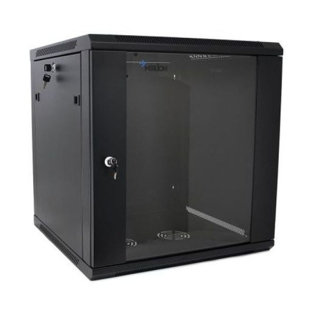 Шафа настінна Merlion 12U 19" 600*600*634 (Ш*Г*В)мм, black (Ml3-6612 / 23530)