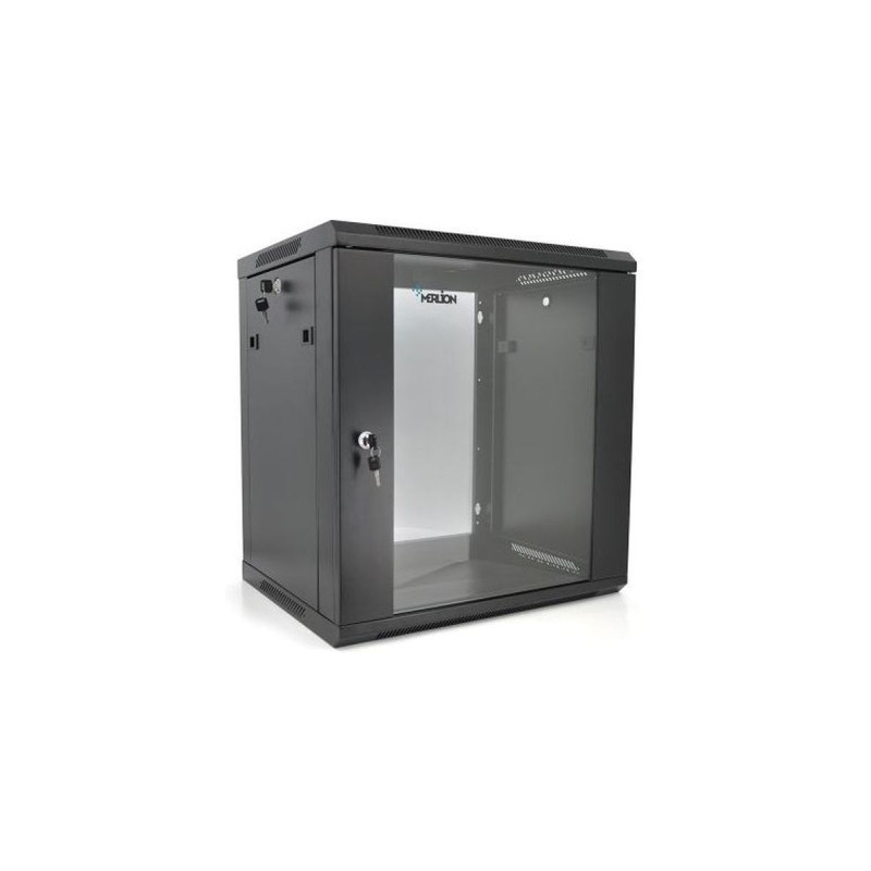 Шафа настінна Merlion 15U 19" 600*450*768 (Ш*Г*В)мм, black (Ml3-6415 / 23532)