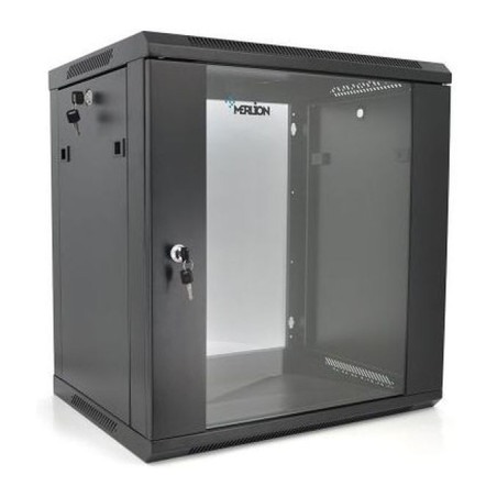 Шафа настінна Merlion 15U 19" 600*450*768 (Ш*Г*В)мм, black (Ml3-6415 / 23532)