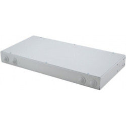 Патч-панель оптична 1U, SC, сплайс касети S332 Crosver (FOB 19/1-332-SC lite)