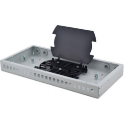 Патч-панель оптична 1U, SC, сплайс касети S332 Crosver (FOB 19/1-332-SC lite)