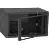Шафа настінна Ipcom 6U, 600*600, RAL9005 (СН-6U-060х060-ДС-9005)