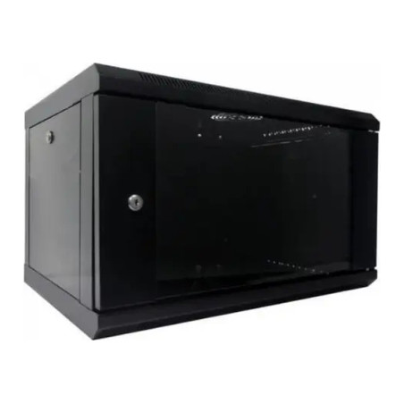 Шафа настінна Hypernet 4U 19" 600x600 (WMNC66-4U-FLAT-BLACK)