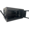 Шафа настінна GEAR 12U 19'' 530x400x600 мм, + полка 19", black (GWMSN-12U)