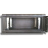 Шафа настінна Hypernet 4U 19" 600x350 (WMNC-35-4U-FLAT-BLACK)