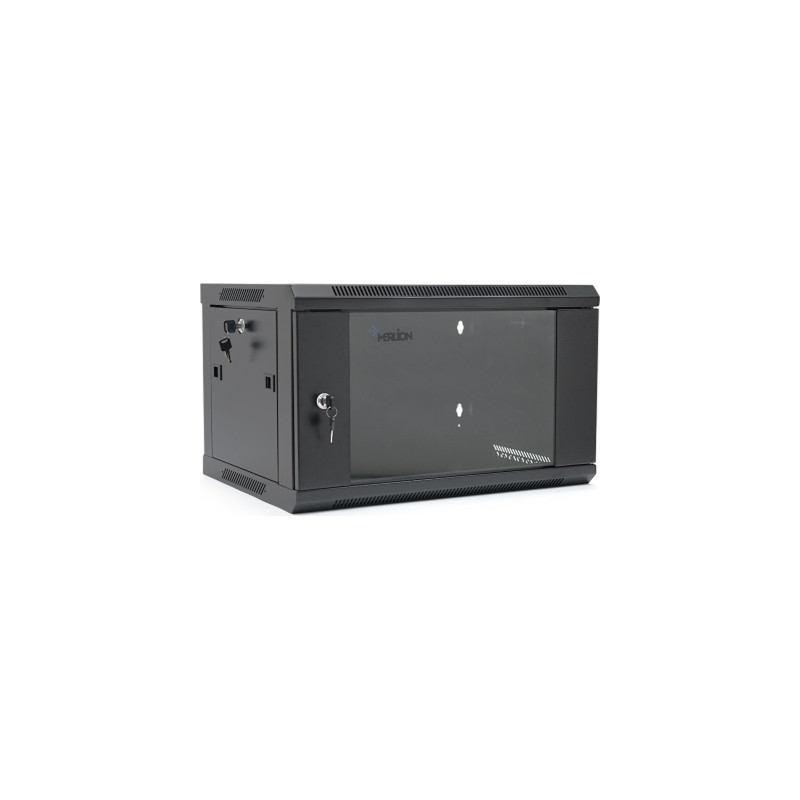 Шафа настінна Merlion 4U 19" 600*350*279 (Ш*Г*В)мм, black (MI3-6304 / 36526)