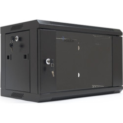 Шафа настінна Merlion 6U 19" 600*350*367 (Ш*Г*В)мм, black (MI3-6306 / 36527)