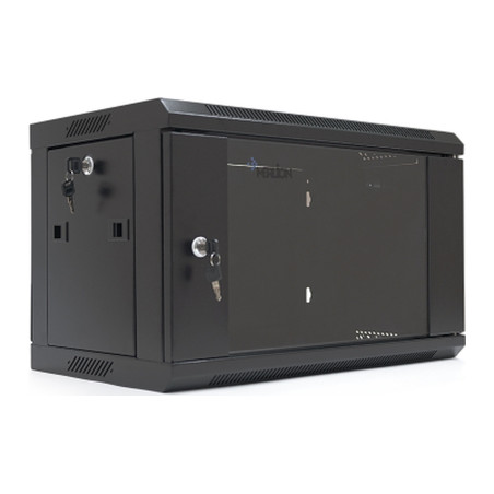 Шафа настінна Merlion 6U 19" 600*350*367 (Ш*Г*В)мм, black (MI3-6306 / 36527)