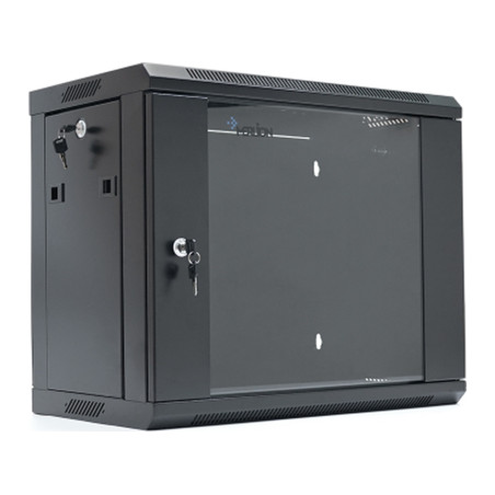 Шафа настінна Merlion 9U 19" 600*350*500 (Ш*Г*В)мм, black (MI3-6309 / 36528)