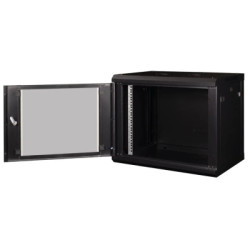 Шафа настінна Hypernet 15U 19" 600x600 ProLine (PL-WMNC66-15U-BLACK)