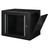 Шафа настінна Hypernet 15U 19" 600x600 ProLine (PL-WMNC66-15U-BLACK)