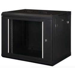 Шафа настінна Hypernet 12U 19" 600x450 ProLine (PL-WMNC-12U-BLACK)