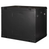 Шафа настінна Hypernet 12U 19" 600x450 ProLine (PL-WMNC-12U-BLACK)