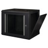 Шафа настінна Hypernet 6U 19" 600x450 ProLine (PL-WMNC-6U-BLACK)