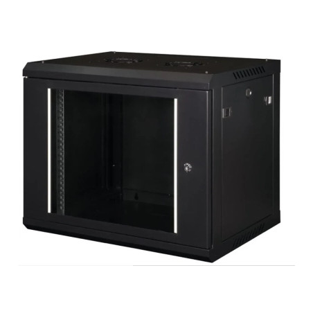 Шафа настінна Hypernet 9U 19" 600x450 ProLine (PL-WMNC-9U-BLACK)