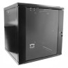 Шафа настінна Hypernet 12U 19" 600x600 ProLine (PL-WMNC66-12U-BLACK)