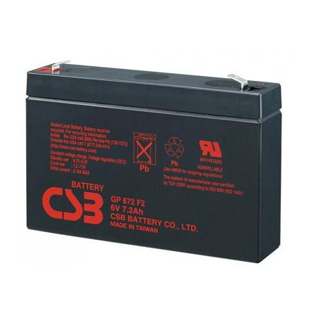 Батарея до ДБЖ CSB 6В 7.2 Ач (GP672)