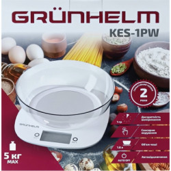 Ваги кухонні Grunhelm KES-1PW