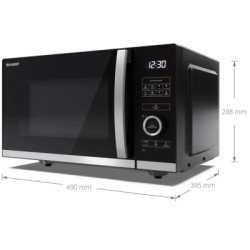 Мікрохвильова піч Sharp YC-QS254AE-B