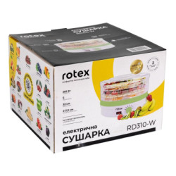 Сушка для овочів та фруктів Rotex RD310-W