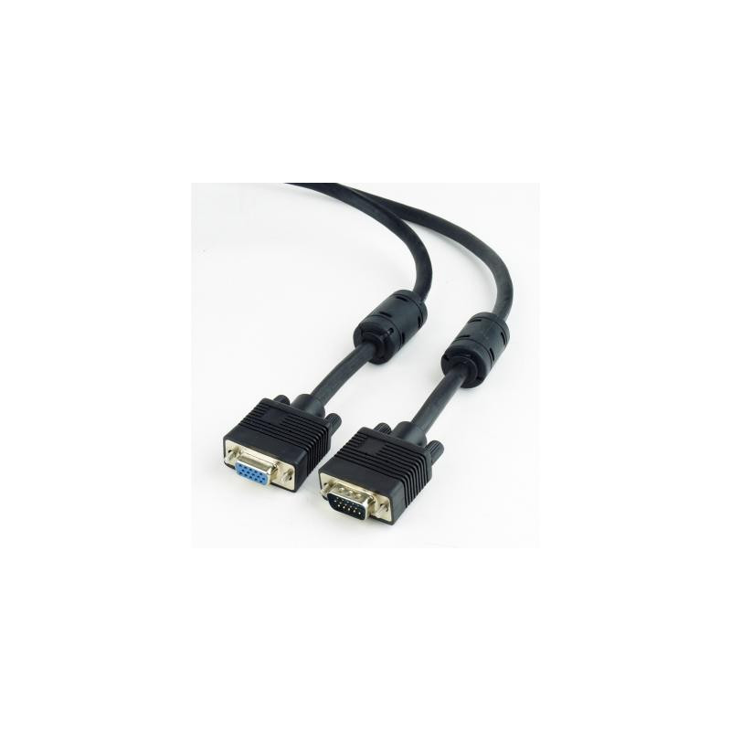 Кабель мультимедійний VGA M to VGA F 1.8m Cablexpert (CC-PPVGAX-6B)