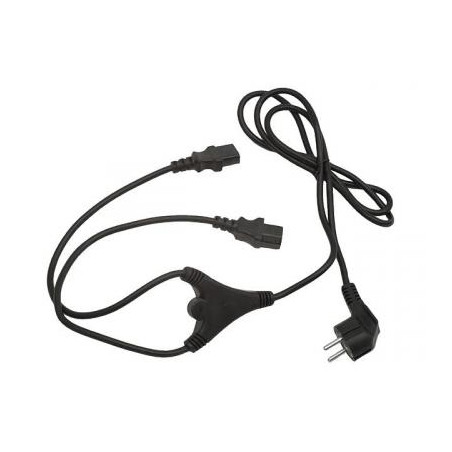 Кабель живлення C13 2x 2.0m Cablexpert (PC-186-ML6)