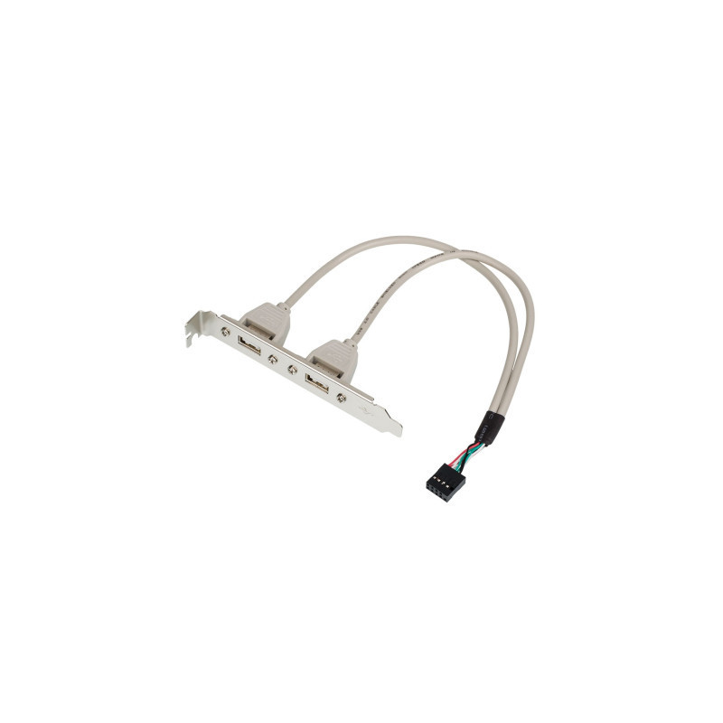 Кабель для передачі даних косичка (для системної плати), 2xUSB 2.0 Atcom (15257)