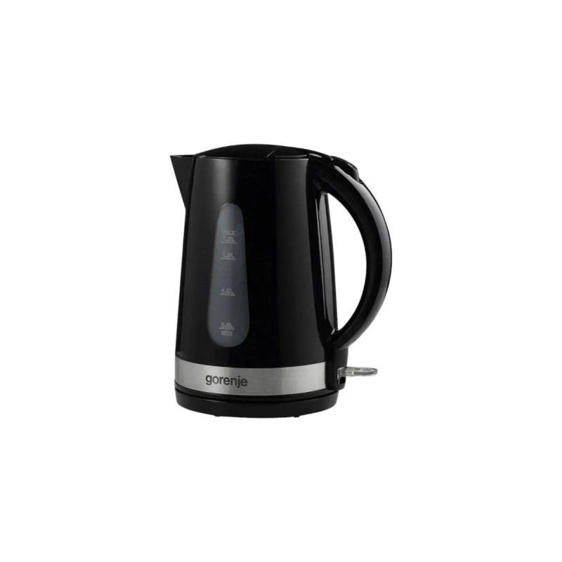 Електрочайник Gorenje 1.7л, 2,200 Вт, strix контроль, скло, чорний (K17OGP)
