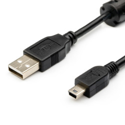Дата кабель USB 2.0 AM to Mini 5P 0.8m Atcom (3793)