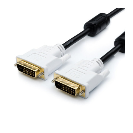 Кабель мультимедійний DVI M to DVI M 10.0m 24+1pin Atcom (10702)
