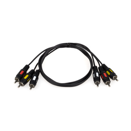 Кабель мультимедійний 3xRCA to 3xRCA 7.5m Atcom (13275)