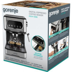Ріжкова кавоварка еспресо Gorenje ESCM15DBK