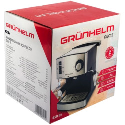 Ріжкова кавоварка еспресо Grunhelm GEC15