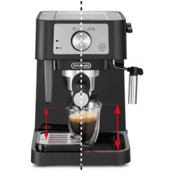 Ріжкова кавоварка еспресо DeLonghi EC260BK