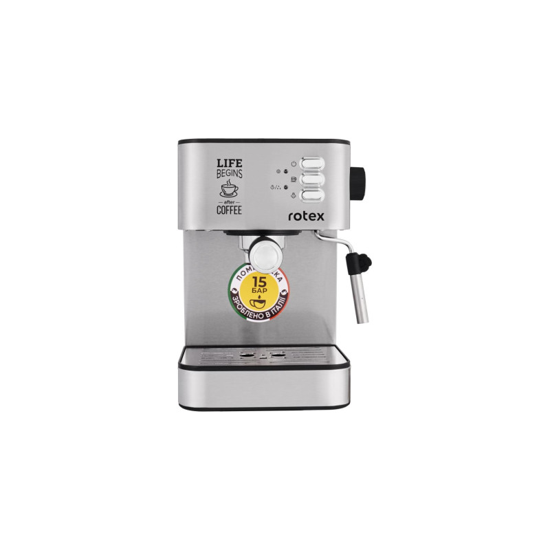 Ріжкова кавоварка еспресо Rotex RCM750-S