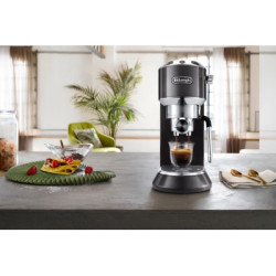 Ріжкова кавоварка еспресо DeLonghi EC 885 GY (Dedica Arte)