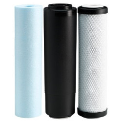 Картридж для фільтра глечика Ecosoft Комплект картриджів Ecosoft 1-2-3 покращений (2 вугільних ка (CHV3ECO)