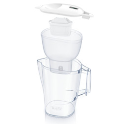 Фільтр-глечик Brita Aluna Memo MXPro 2.4л (1.4л очищеної води) з фільтр-картриджем 3шт, білий (1053054)