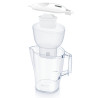 Фільтр-глечик Brita Aluna Memo MXPro 2.4л (1.4л очищеної води) з фільтр-картриджем, білий (1052801)