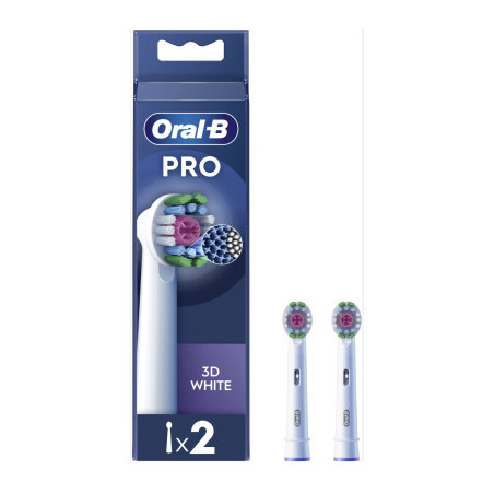 Насадка для зубної щітки Oral-B Pro 3D White, 2 шт (8006540847183)