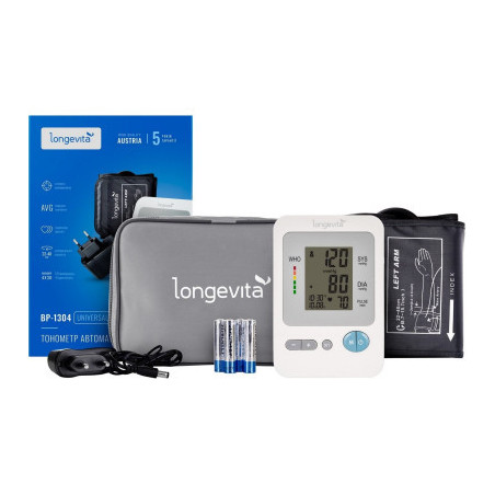 Тонометр Longevita Авт.вимір.артер.тиску LONGEVITA BP-1304 Авт.вимір.артер.тиску (BP-1304)