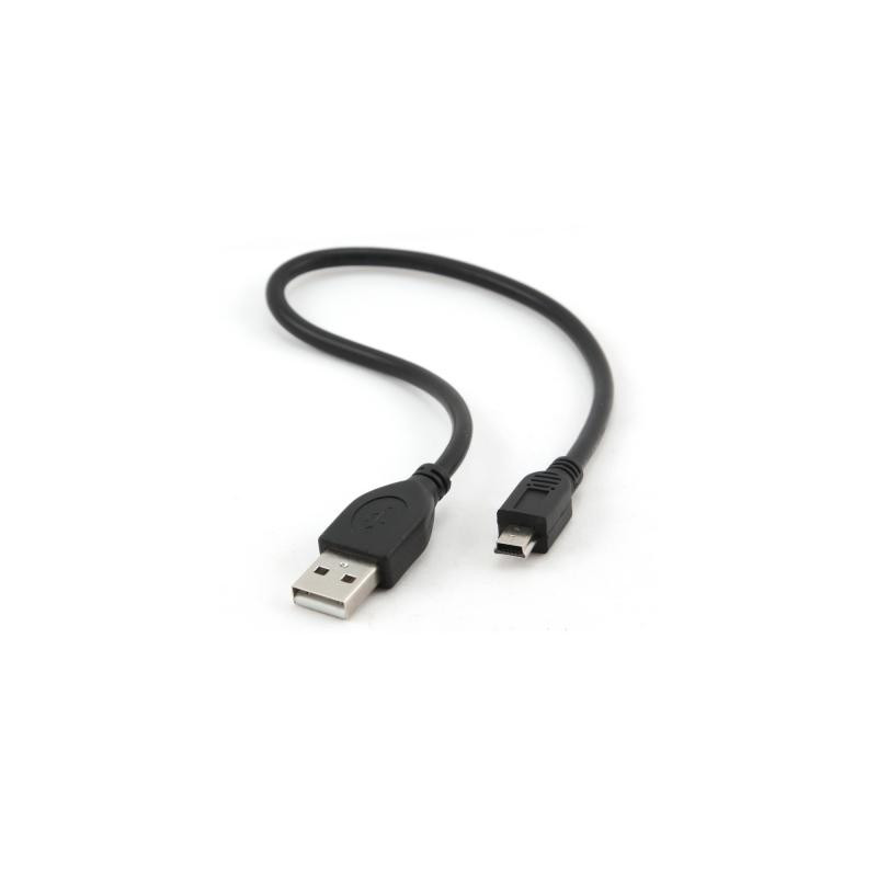 Дата кабель USB 2.0 AM to Mini 5P 0.3m Cablexpert (CCP-USB2-AM5P-1)