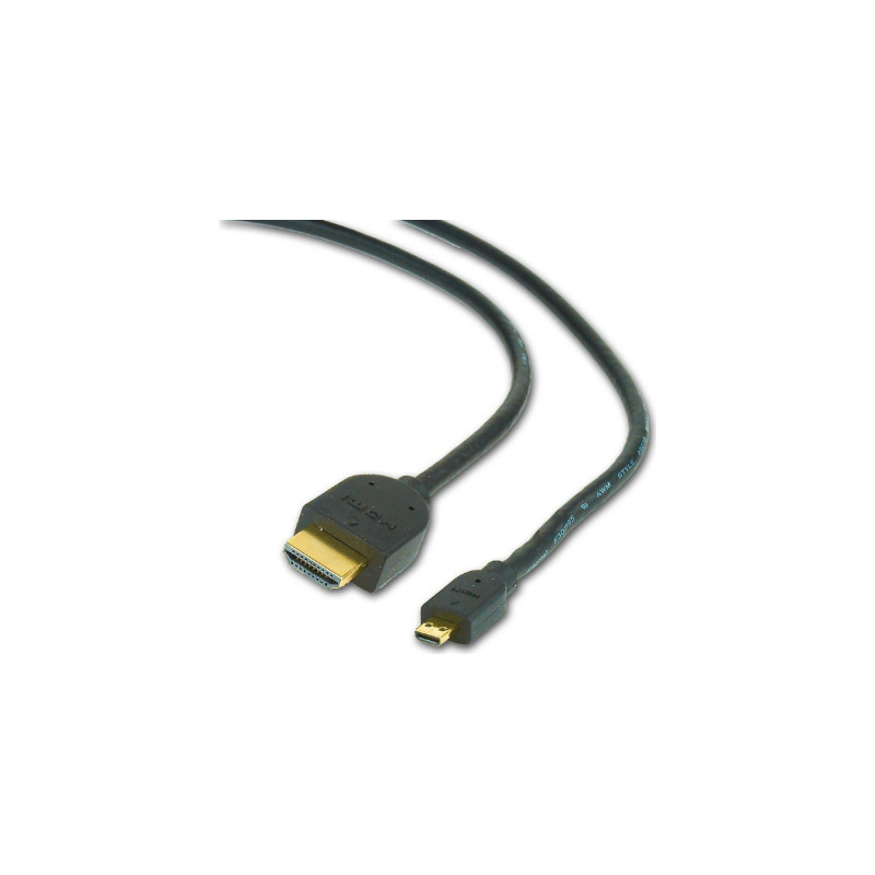 Кабель мультимедійний HDMI M to HDMI micro M 3.0m Cablexpert (CC-HDMID-10)
